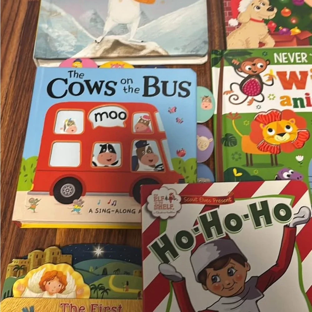10-book bundle Children's boardBook Collection touch and feel activity book